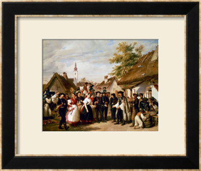 The Arrival Of The Bride, 1856 by Miklos Barabas Pricing Limited Edition Print image
