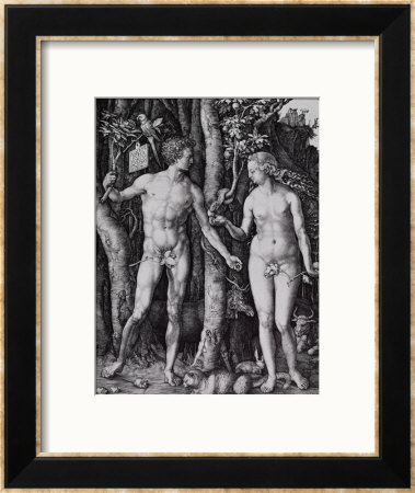 Adam And Eve, 1504 by Albrecht Durer Pricing Limited Edition Print image
