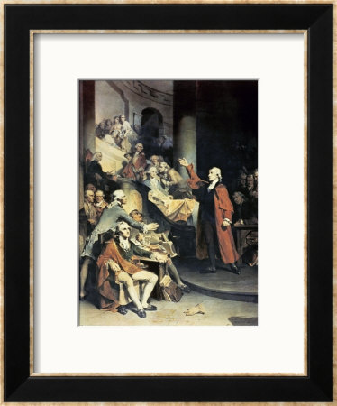 Patrick Henry Addressing The House Of Burgesses by Peter F. Rothermel Pricing Limited Edition Print image