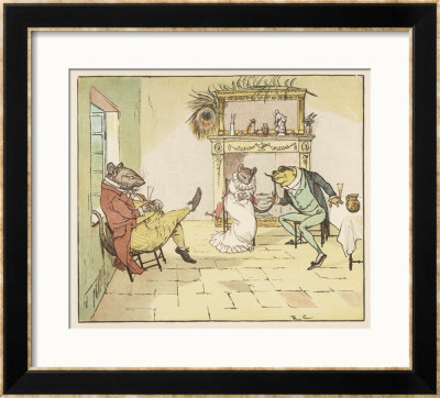 A Frog He Would A-Wooing Go 3 Of 4 by Randolph Caldecott Pricing Limited Edition Print image