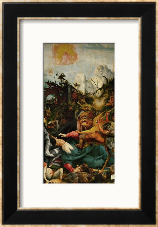 The Temptation Of Saint Anthony- A Panel From The Isenheim Altar by Matthias Grunewald Pricing Limited Edition Print image