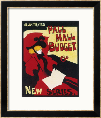 Poster For Pall Mall Budget New Series Illustrated by Maurice Greiffenhagen Pricing Limited Edition Print image