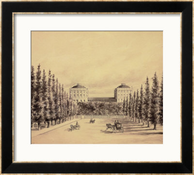 United States Capitol From Pennsylvania Avenue, Circa 1814 by Benjamin Henry Latrobe Pricing Limited Edition Print image