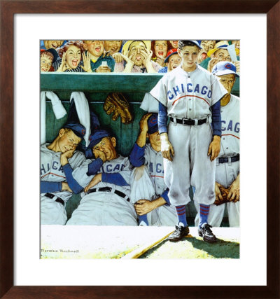Dugout by Norman Rockwell Pricing Limited Edition Print image