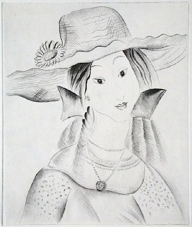 Fillette Au Chapeau by Mily Possoz Pricing Limited Edition Print image