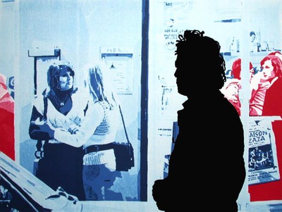 Peintre Et Modele : Bleu Saphir by Gerard Fromanger Pricing Limited Edition Print image