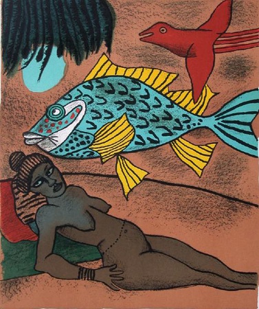 Ciel De Terre Couleur Havane by Guillaume Corneille Pricing Limited Edition Print image