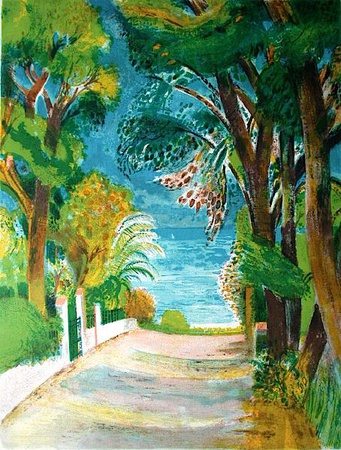 Le Chemin De La Mer by Paul Collomb Pricing Limited Edition Print image