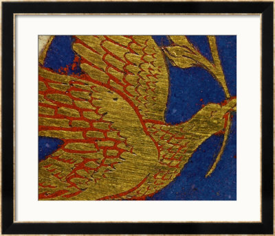 Dove With Olive Leaf, From The Panel Noah's Ark Of The Verdun Altar by Nicholas Of Verdun Pricing Limited Edition Print image