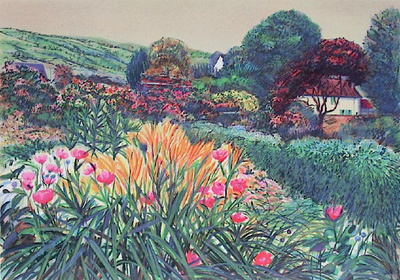 Giverny, Dans Le Jardin De Monet by Rolf Rafflewski Pricing Limited Edition Print image