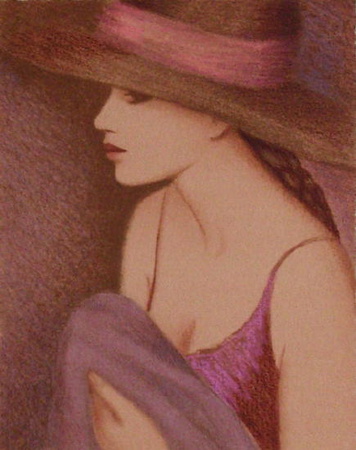 Femme A La Tresse by Annie Retivat Pricing Limited Edition Print image