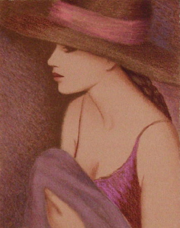 Femme À La Tresse by Annie Retivat Pricing Limited Edition Print image