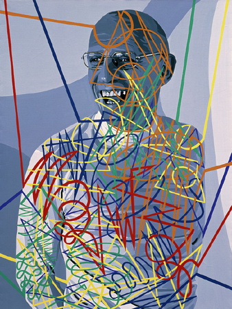 Michel (Portrait De Michel Foucault) by Gerard Fromanger Pricing Limited Edition Print image
