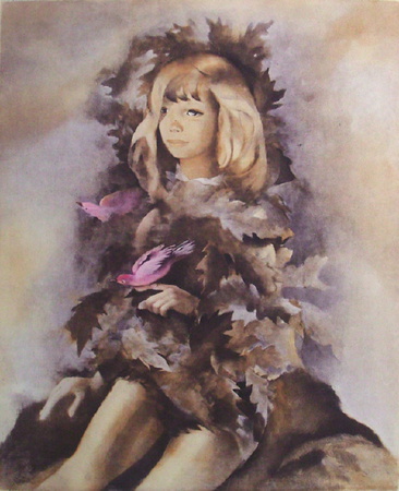 Femme Aux Oiseaux by Mariette Lydis Pricing Limited Edition Print image