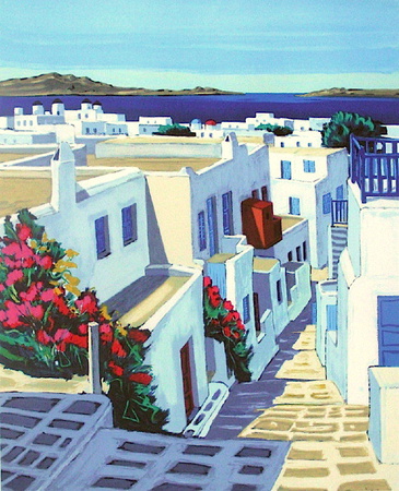 Mykonos : Plein Soleil by Jean Claude Quilici Pricing Limited Edition Print image