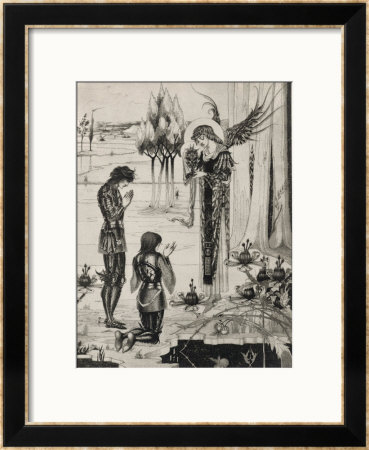 The Holy Grail Is Achieved by Aubrey Beardsley Pricing Limited Edition Print image