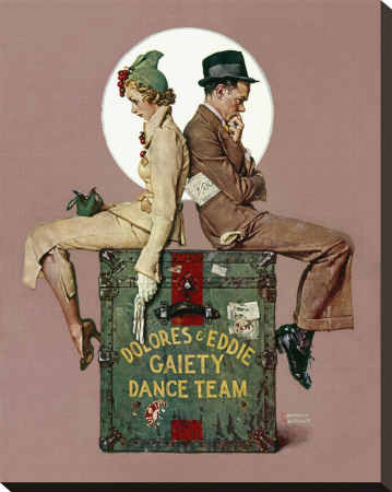 Gaiety Dance Team by Norman Rockwell Pricing Limited Edition Print image