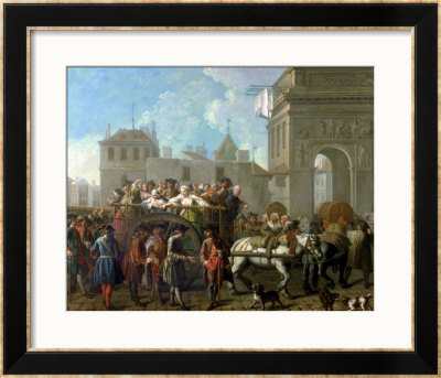 Transport Of Prostitutes To The Salpetriere, Circa 1760-1770 by Etienne Jeaurat Pricing Limited Edition Print image