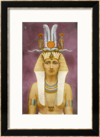 Hatshepsut Wife Of Tuthmosis Ii Ruthlessly Ambitious Regent For Her Stepson Tuthmosis Iii by Winifred Brunton Pricing Limited Edition Print image