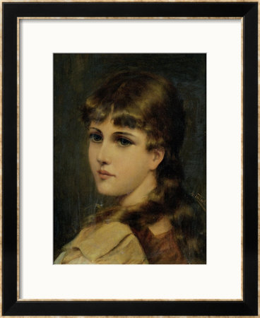 Portrait Of A Young Girl by Alfred Seifert Pricing Limited Edition Print image