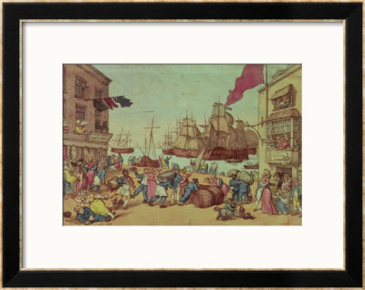 Portsmouth Point, 1811 by Thomas Rowlandson Pricing Limited Edition Print image