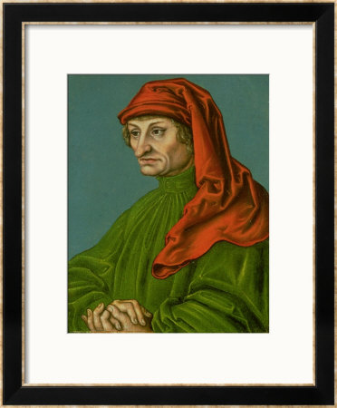 Portrait Of A Man by Lucas Cranach The Elder Pricing Limited Edition Print image
