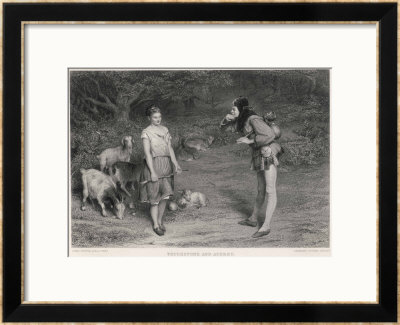 As You Like It, Touchstone And Audrey by John Cousen Pricing Limited Edition Print image