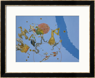 A Group Of Constellations From Uranometria by Johann Bayer Pricing Limited Edition Print image