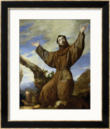 St. Francis Of Assisi (Circa 1182-1220) 1642 by Jusepe De Ribera Pricing Limited Edition Print image