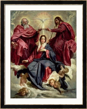 Coronation Of The Virgin, Circa 1641-42 by Diego Velázquez Pricing Limited Edition Print image