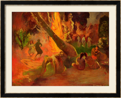 Upaupa (Tahitian Dance), 1891 by Paul Gauguin Pricing Limited Edition Print image