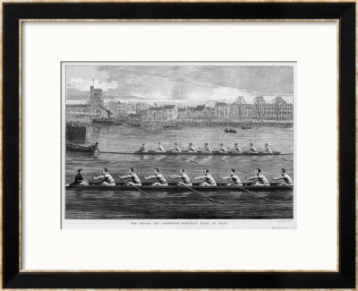 The Boat Race, Ready To Start by Harry Payne Pricing Limited Edition Print image