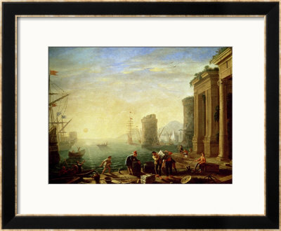 Morning At The Port, 1640 by Claude Lorrain Pricing Limited Edition Print image