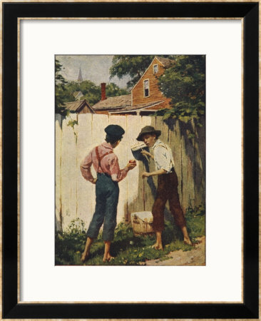 Tom And Joe Tell Their Adventures by Worth Brehm Pricing Limited Edition Print image