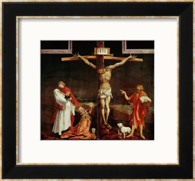 Crucifixion, A Panel From The Isenheim Altar, Limewood (Around 1515) by Matthias Grunewald Pricing Limited Edition Print image