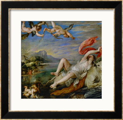 The Rape Of Europa by Peter Paul Rubens Pricing Limited Edition Print image