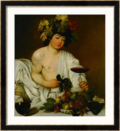 Bacchus, 1589 by Caravaggio Pricing Limited Edition Print image