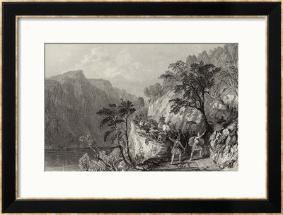 Robert The Bruce In The Pass Of Awe by Mottram Pricing Limited Edition Print image
