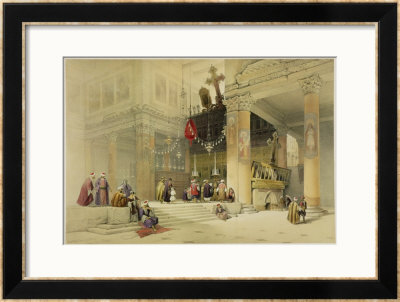 Chancel Of The Church Of St. Helena, Plate 87 From Volume Ii Of The Holy Land by David Roberts Pricing Limited Edition Print image