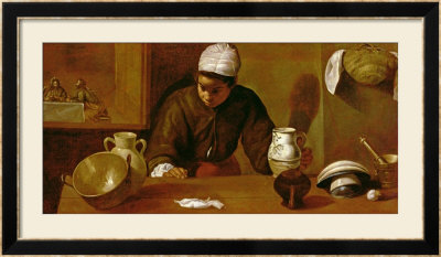 Kitchen Maid With The Supper At Emmaus, Circa 1618 by Diego Velázquez Pricing Limited Edition Print image