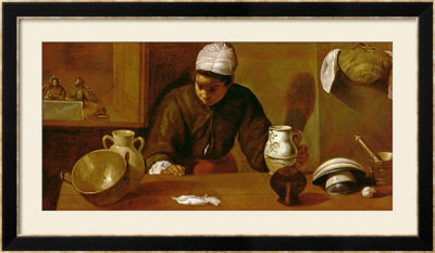 Kitchen Maid With The Supper At Emmaus, Circa 1618 by Diego Velazquez Pricing Limited Edition Print image
