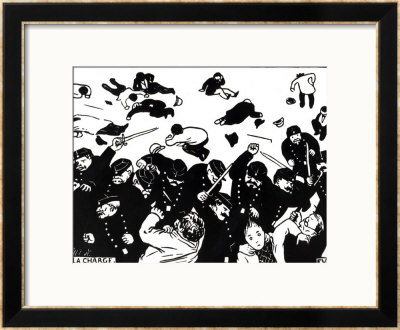 The Charge, 1893 by Felix Vallotton Pricing Limited Edition Print image