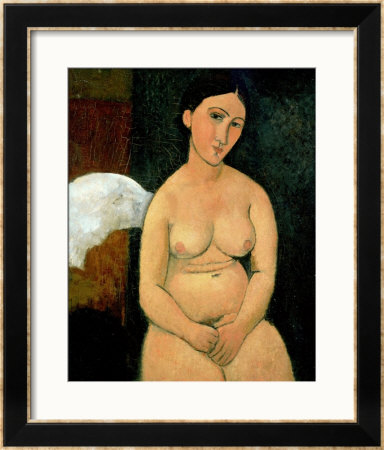 Seated Nude, Circa 1917 by Amedeo Modigliani Pricing Limited Edition Print image