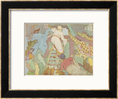 Noah's Ark, The Ark's Passengers Have Their First Sight Of Land by E. Boyd Smith Pricing Limited Edition Print image