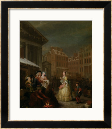 The Four Times Of Day: Morning, 1736 by William Hogarth Pricing Limited Edition Print image