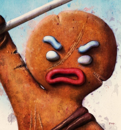 Shrek: Gingy by Fay Helfer Pricing Limited Edition Print image