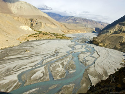 Kali Gandaki River In Mustang, Nepal by Stephen Sharnoff Pricing Limited Edition Print image