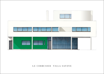 Villa Savoye, Nord-Est by Le Corbusier Pricing Limited Edition Print image