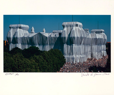 Reichstag Mappe Ii, Südfassade by Christo Pricing Limited Edition Print image