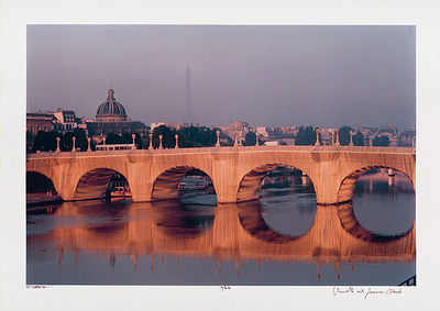 Pont-Neuf Wrapped, C.1995 by Christo Pricing Limited Edition Print image